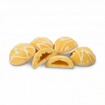 Печенье"Лукошко" с апельсиновой начинкой и декором